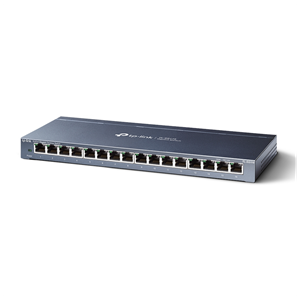 TP-LINK TL-SG116(UN) V2, 16 Port, GigaBit, Metal Kasa, Masaüstü Switch