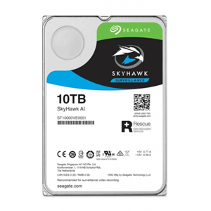 SEAGATE SKYHAWK AI, ST10000VE001, 3.5", 10TB, 256Mb, 7200Rpm, Güvenlik, HDD