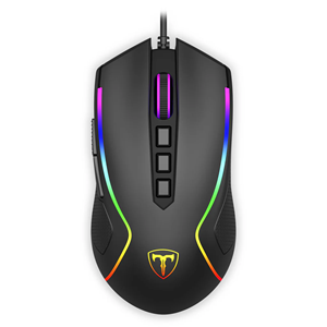 T-DAGGER T-TGM209-LIT, Darkangel Lite, RGB Backlight, 8 Programlanabilir Buton, USB Kablolu, 10.00DPI, Gaming Mouse