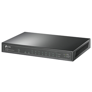 TP-LINK TL-SG1210P, 8 Port, Gigabit, PoE 63W, 1 Port SFP, Yönetilemez, Metal Kasa, Masaüstü Switch