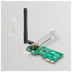 TP-LINK TL-WN781ND, 150Mbps, 2.4Ghz, 2dBi Anten, PCI-Express WIRELESS ETHERNET