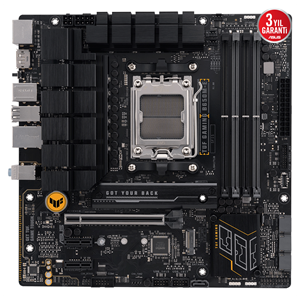 ASUS TUF GAMING B650M-E, 4xDDR5, 2x M.2, HDMI, 2xDP, Type-C, AM5 Soket GAMING Anakart