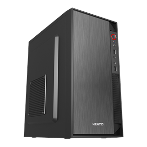 VENTO VS119S, 300W, Siyah, Micro ATX, Tower, Kurumsal, KASA