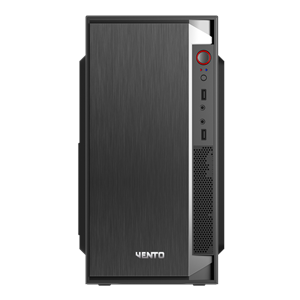 VENTO VS119S, 400W (Peak), Siyah, Micro ATX, Tower, Kurumsal, KASA
