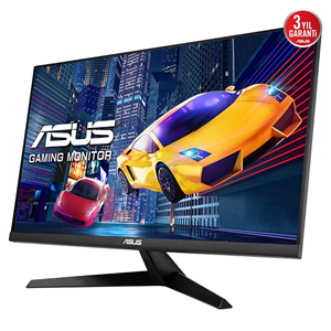 ASUS VY279HGR 27" 1ms, 120Hz, Full HD, HDMI, D-Sub, IPS LED, Anti Bakteriyel, Mavi Işık Filtresi, Eye Care, GAMING Monitör