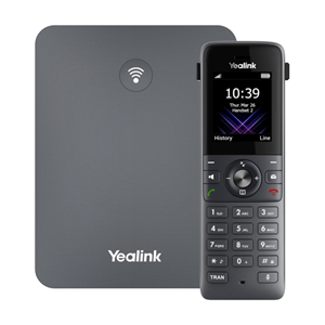 YEALINK W73P, W73H Dect Telefon ile W70B Baz İstasyonu, Kablosuz IP TELEFON, Siyah, 1.8" Renkli Ekran, 35 Saat Konuşma, 400 Saat Bekleme