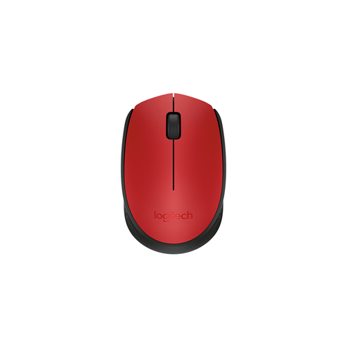 LOGITECH 910-004641, M171 Kırmızı, USB Nano 2,4G Kablosuz, 1000dpi, Optik, 3 Tuşlu, 12ay Pil Ömrü, Mouse