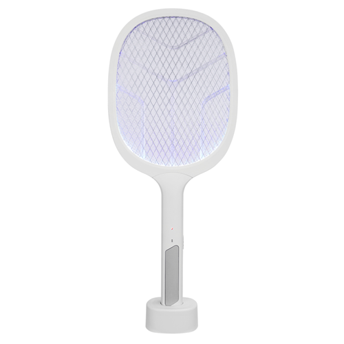 ASONIC AS-A25, Beyaz-Gri, 3000V, Raket Tipi, UV Mor Işıklı, 1200mAh, Bataryalı, Şarj Edilebilir, Sinek Öldürücü