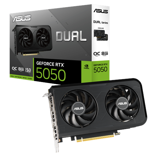 ASUS DUAL-RTX5050-O8G, 8Gb, 128Bit, GDDR6, 1xHDMI, 3xDP GAMING Ekran Kartı