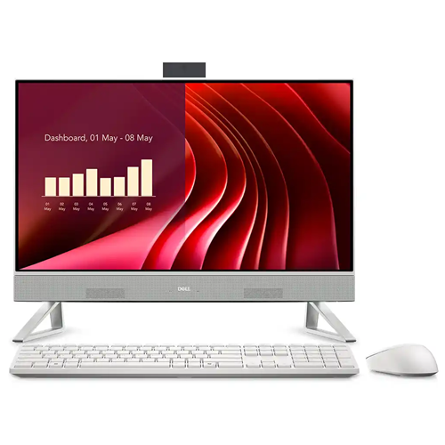 DELL AIO 24 EC242501020UBU, i5-1334U, 23,8" FHD Ekran, 16Gb DDR5 Ram, 512Gb SSD, Wi-Fi, Type-C, Paylaşımlı Ekran Kartı, Free Dos, All In One PC