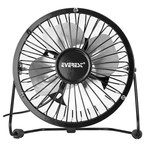 EVEREST EFN-482, 4lü Metal Kanat, Masaüstü, USB, Vantilatör