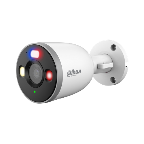 DAHUA F5D-PV-0280, 5Mpix, 2,8mm Lens, H265, Dual Smart Light, 30Mt. Gece Görüş, IP67, Dahili Mikrofon, Bullet IP Kamera