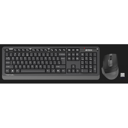 A4 TECH FG1035, Gri, FSTYLER, 2.4Ghz Kablosuz, Türkçe Q, Klavye Mouse Set