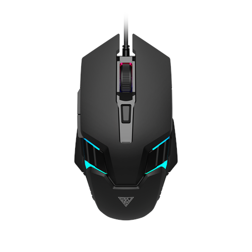 GAMDIAS AURA GS4, Çok Renkli Aydınlatma, USB Kablolu, 6 Programlanabilir Buton, Gaming Mouse, 3.600 DPI, Siyah
