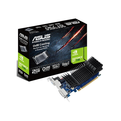 ASUS GT730-SL-2GD5-BRK, 2Gb, GDDR5, 64Bit, 1xD-Sub, 1xDVI, 1xHDMI Ekran Kartı