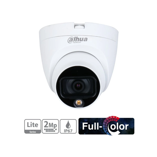DAHUA HAC-HDW1209TLQ-LED-0280B, 2Mpix, 2.8mm Lens, 20 Mt Gece Görüşü, Full Color, 4 IN 1, Dome Kamera