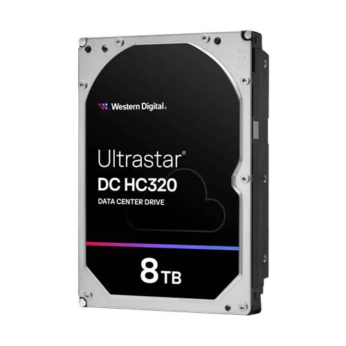 WD ULTRASTAR, HUS728T8TALE6L4, 3,5", 8Tb, 256Mb, 7200 Rpm, 7/24 Enterprise, DATA CENTER-GÜVENLİK-NAS-SERVER, HDD (DC HC320) (0B36404) (Türkiye Distribütörü Garantili)