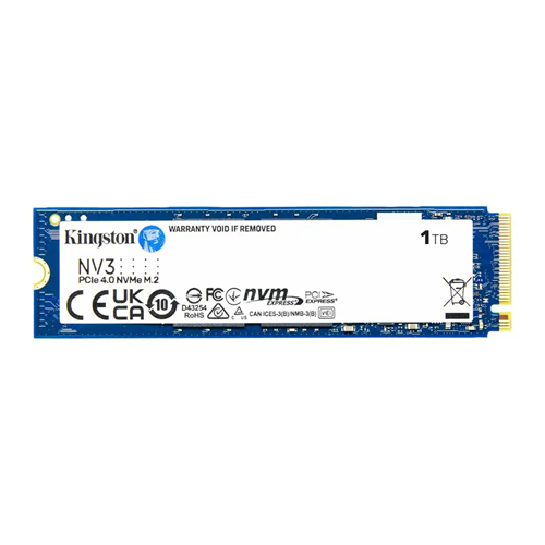 KINGSTON SNV3S/1000G, NV3, 1TB, 6000/4000, Gen4, NVME PCIe M.2 2280, SSD