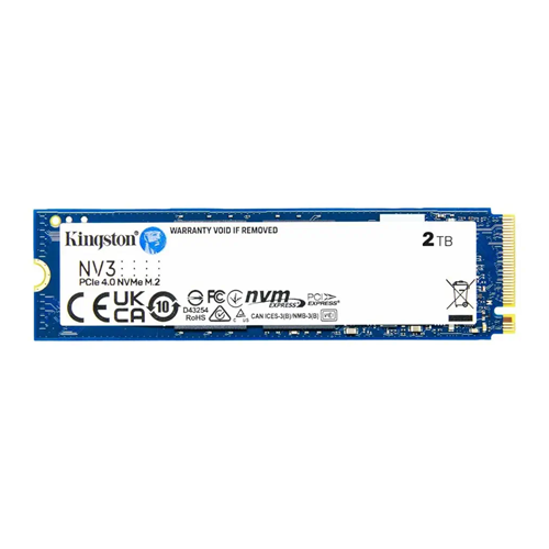 KINGSTON SNV3S/2000G, NV3, 2TB, 6000/5000, Gen4, NVME PCIe M.2 2280, SSD