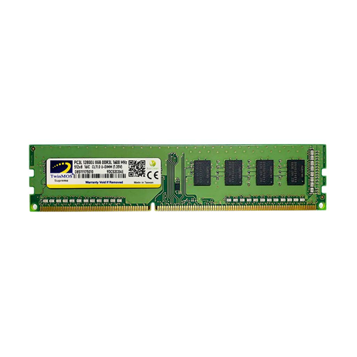 TwinMOS MDD3L8GB1600D, 8GB, DDR3, 1600MHz, 1.35V Desktop Ram
