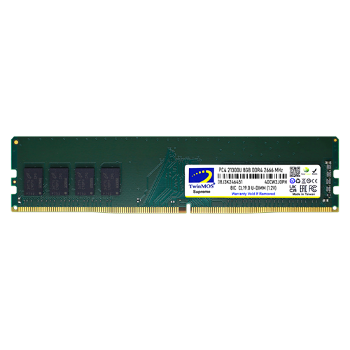 TwinMOS MDD48GB2666D, 8GB, DDR4, 2666MHz, 1.2V Desktop Ram