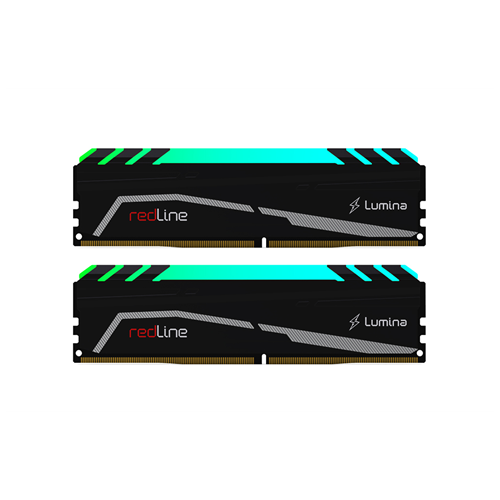MUSHKIN redLine Lumina, MLA4C360JNNM8GX2, 2x8Gb Kit, 3600Mhz, DDR4, CL18, RGB, Desktop Gaming RAM (Soğutuculu)