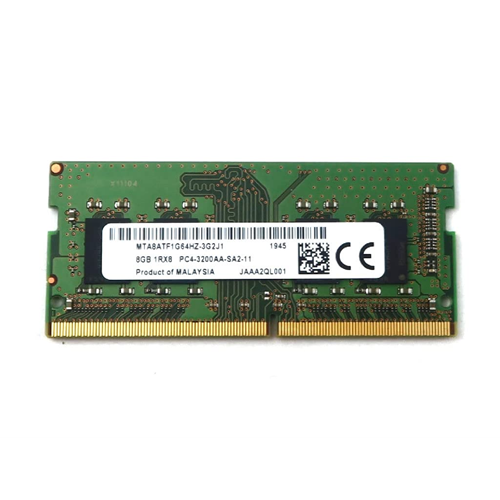 MICRON MTA8ATF1G64HZ-3G2J1, 8Gb, 3200Mhz, DDR4, Sodimm Notebook RAM, 1,2V, CL22