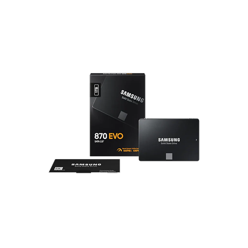 SAMSUNG MZ-77E1T0BW 870 EVO 1TB 560/530, 2,5" SATA SSD (Türkiye Distribütörü Garantili)
