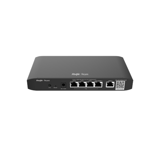 RUIJIE Reyee RG-EG105G-P-V3 5 Port Gigabit, Web Yönetilebilir, 2 WANs, 100 Kullanıcı, 600 Mbps Router