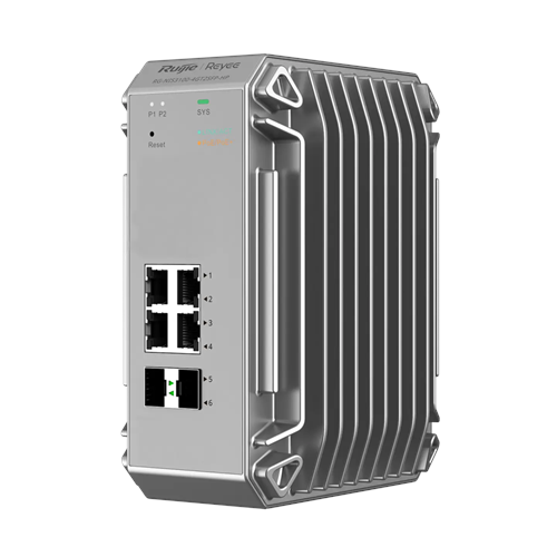 RUIJIE REYEE RG-NIS3100-4GT2SFP-HP 4 Port GigaBit PoE, 120W, 2Port SFP, Endüstriyel Switch