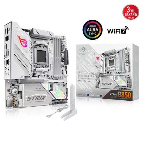 ASUS ROG STRIX B850-G GAMING WIFI, 4xDDR5, 4x M2, HDMI, DP, 2xType-C, Wi-Fi 7, Bluetooth v5.4, AM5 Soket GAMING Anakart