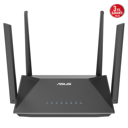 ASUS RT-AX52 Pro, AX3000, 3 Port, 3000Mbps, Dual Band, WİFİ 6, AiMesh, Extendable Router