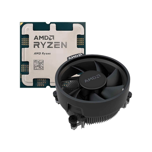 AMD RYZEN 5 7500F 6 Core, 3,7-5.00GHz, 38Mb Cache, 65W, AM5 Soket, MPK, (Dahili Grafik YOK, Fan VAR)