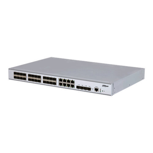 DAHUA S5436-24GF8GT4X, 36 Port, 24 Port GigaBit SFP, 8 Port Gigabit Lan, 4 Port 10 Gigabit SFP, Yönetilebilir, Switch