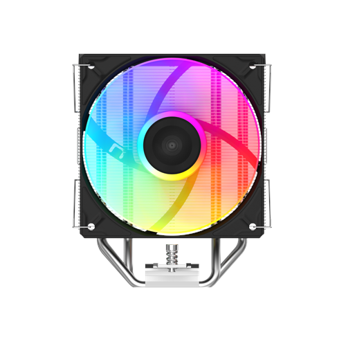 SAMA A40L, Black, 1x120mm ARGB Fan, Kule Tipi Hava Soğutma, 4 adet Gelişmiş Kompozit Isı Borusu, CPU Fan (AMD ve INTEL Tüm işlemciler ile uyumlu)