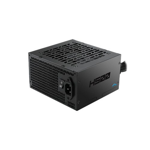 SAMA H500, 500W, Black, 80 Plus, Aktif PFC, Siyah, GAMING, ATX, Power Supply (PSU)