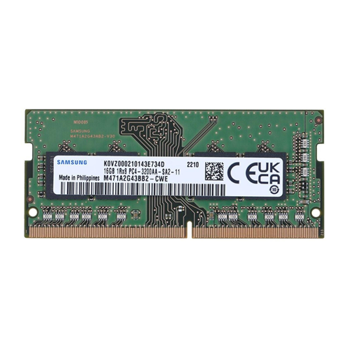 Samsung SAMSO3200/16, 16GB, DDR4, 3200MHz, 1.2V Notebook Ram (M471A2G43DB1-CWE)
