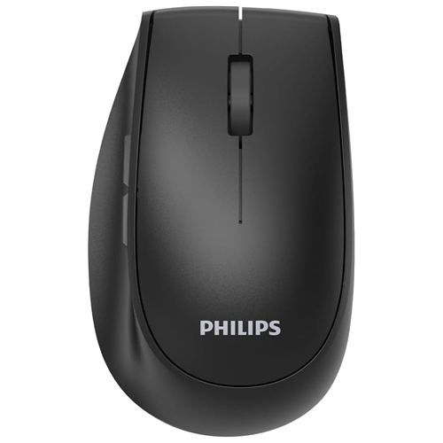 PHILIPS SPK7627B, Siyah, USB Nano 2,4Gh ve Bluetooth Kablosuz, 1600dpi, Optic, 5 Tuşlu, Şarj Edilebilir, Sessiz Click, Mouse