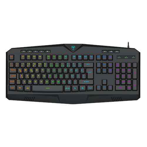 T-DAGGER TK205, SUBMARINE, USB Kablolu, Türkçe Q, RGB Backlight, Membran Tuşlar, 104 Tuşlu, Multimedya, Gaming Klavye