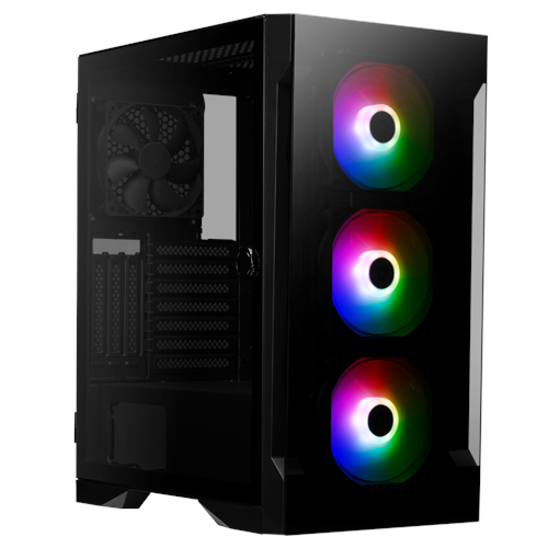 GAMDIAS TALOS E2 Elite, 750W, 80+ Bronze, Tempered Glass, ARGB, ATX GAMING KASA