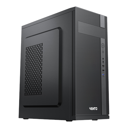 VENTO VS115F, 350W (Peak), Siyah, ATX, Tower, Kurumsal, KASA