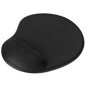 ADDISON 300521, 250x197x5mm, Bilek Destekli, Mouse Pad (Siyah)