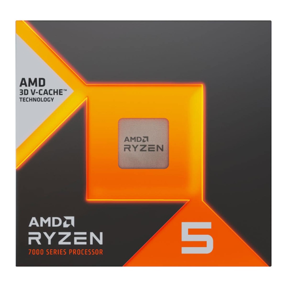 AMD RYZEN 5 7500X3D 6 Core, 4,00-4.50GHz, 104Mb Cache, 65W, AM5 Soket, BOX, (Dahili Grafik VAR, Fan YOK)