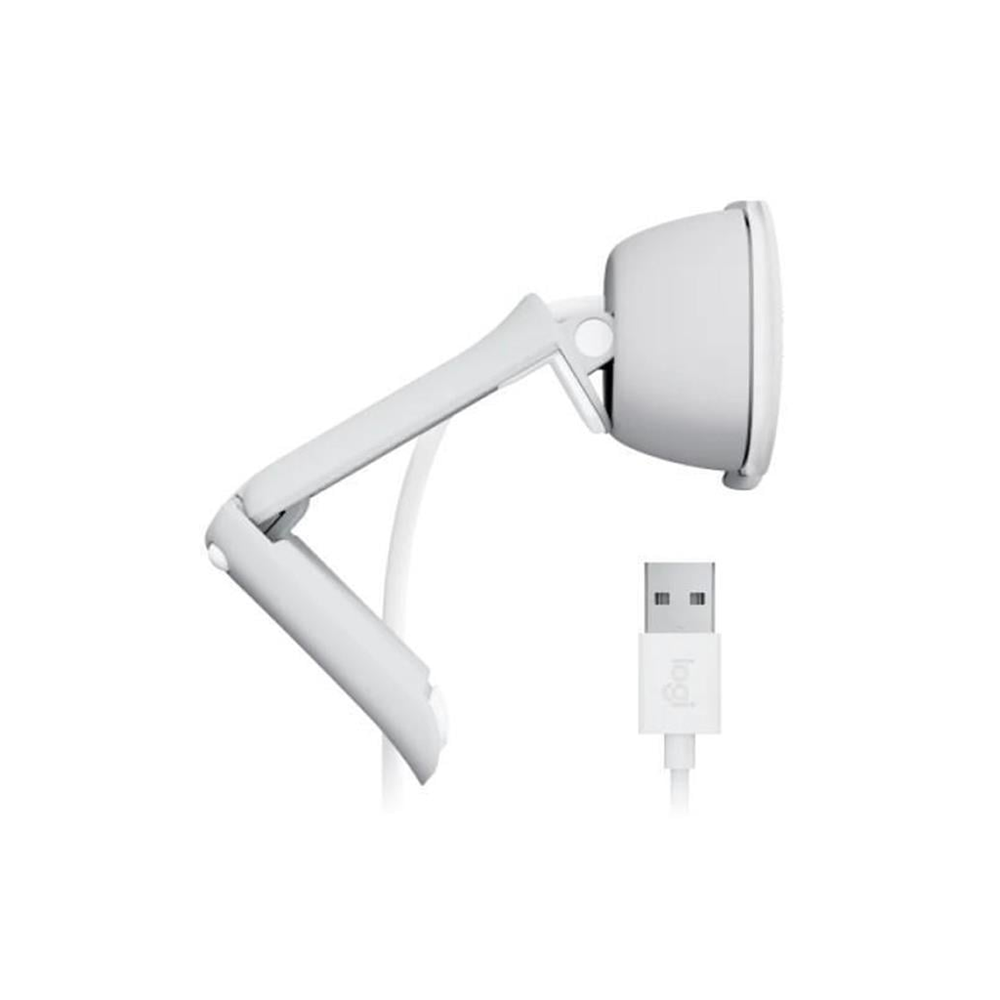 LOGITECH 960-001617, BRIO 100 WCM V-U0072, Full HD, Dahili Mikrofonlu, Beyaz Webcam