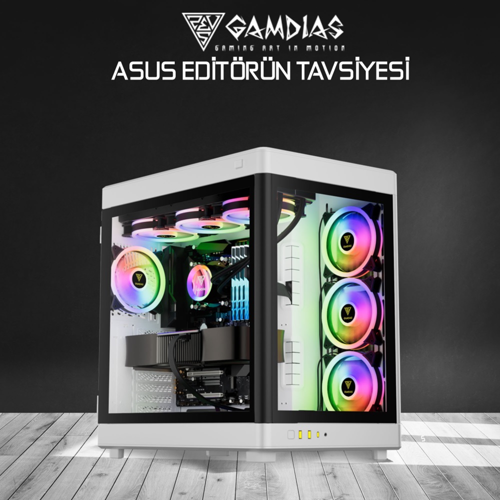 ASUS EDİTÖRÜN TAVSİYESİ, Ultra 7-265KF, 32Gb DDR5 Ram, 1Tb NVMe SSD, 8Gb GDDR6 RTX4060 Ekran Kartı, 850W Kasa, Free Dos GAMING TAVSİYESİ