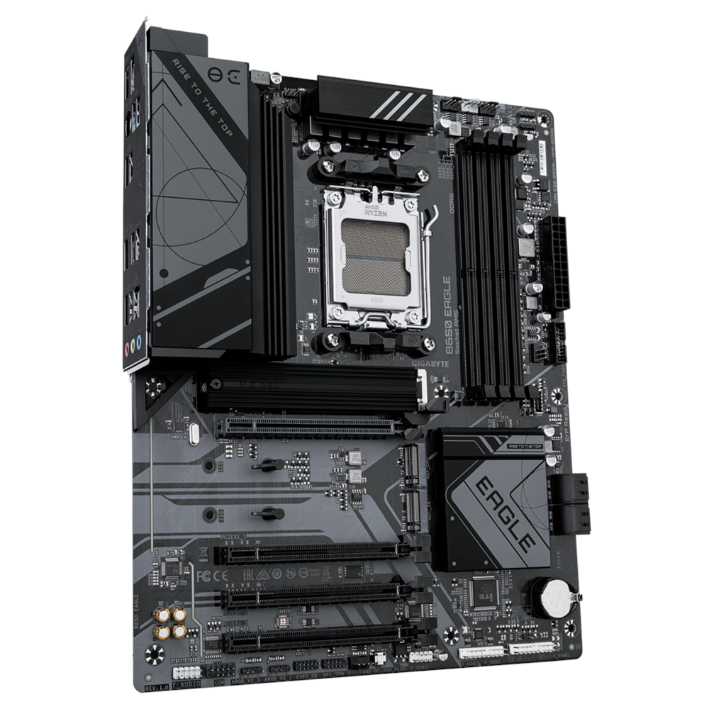 GIGABYTE B650 EAGLE, Rev.1.0, 4xDDR5, 3xM.2, DP, HDMI, Type-C, AM5 Soket GAMING Anakart