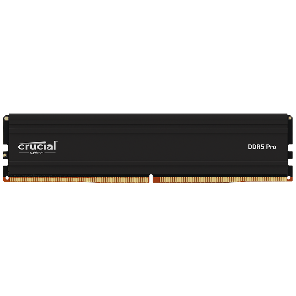 CRUCIAL CP16G64C38U5B PRO, Overclocking, 16GB, DDR5, 6400MHz, CL38, 1.1V, XMP 3.0, Desktop Ram (Soğutuculu)