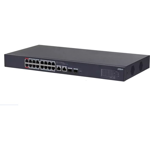 DAHUA CS4220-16GT-135, 16Port, Gigabit, PoE 135W, 2 Port Gigabit Uplink, 2 Port SFP Gigabit Combo, Cloud Yönetilebilir, Switch