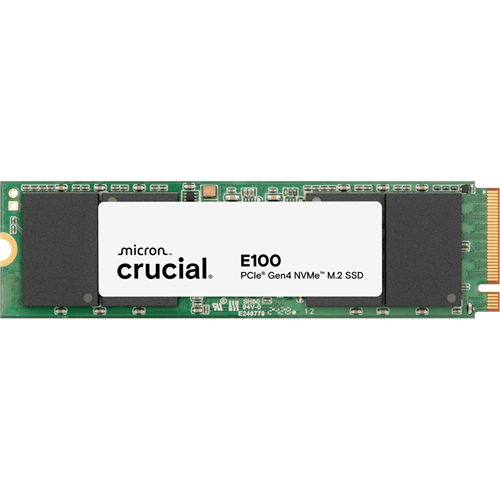 CRUCIAL CT1000E100SSD8, E100, 1TB, 5000/4500, Gen4, NVME PCIe M.2 2280, SSD