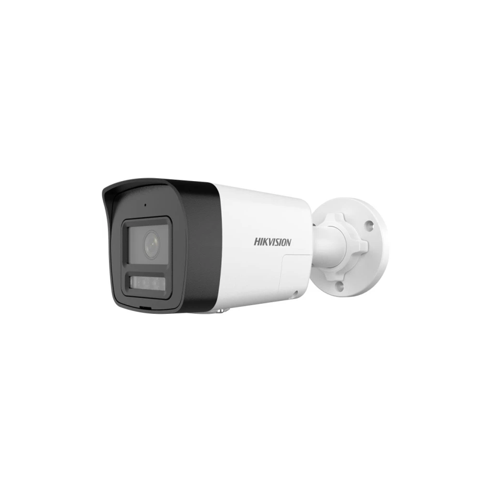 HIKVISION DS-2CD1041G2-LIUF 4Mpix, 2,8mm Lens, H265+,20Mt Gece Görüşü, Hybrid Light, SD Kart,Dahili Mikrofon, PoE, Bullet IP Kamera
